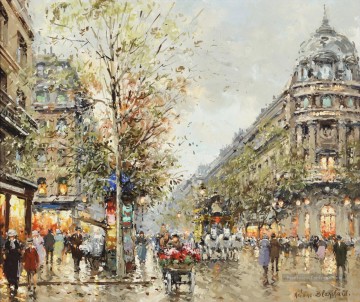 Antoine Blanchard œuvres - antoine blanchard Paris Boulevard Capucines